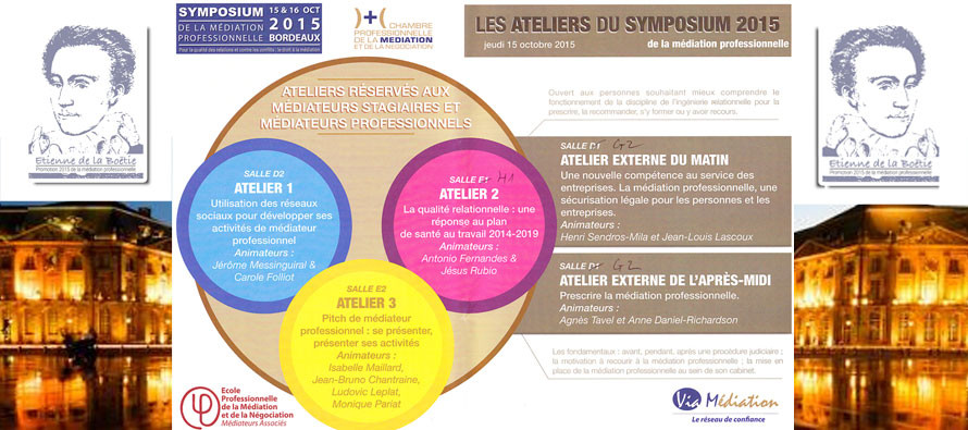 Symposium 2015 : Qualité relationnelle et réseaux sociaux.