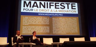 Cérémonie de clôture du symposium de la médiation professionnelle