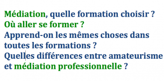 Vous suivez une formation de médiateur ? Venez comparer !