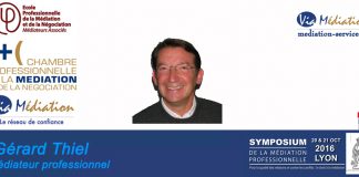 Un jour, un médiateur professionnel : Gérard Thiel