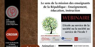 L’école et la société, qui est au service de l’autre ?