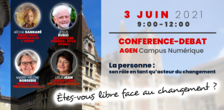 Conférence à Agen La personne : son rôle en tant qu’acteur du changement