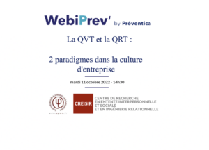 [Webinar Preventica] invitation pour participer à « 2 paradigmes de la culture d’entreprise »