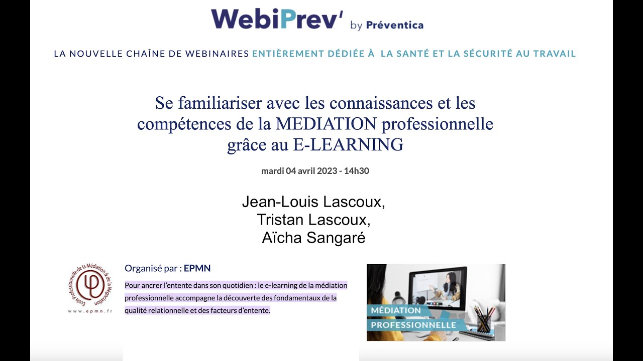 En avant première, le elearning de l’ingénierie relationnelle