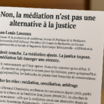 Non, la médiation n’est pas une alternative à la justice
