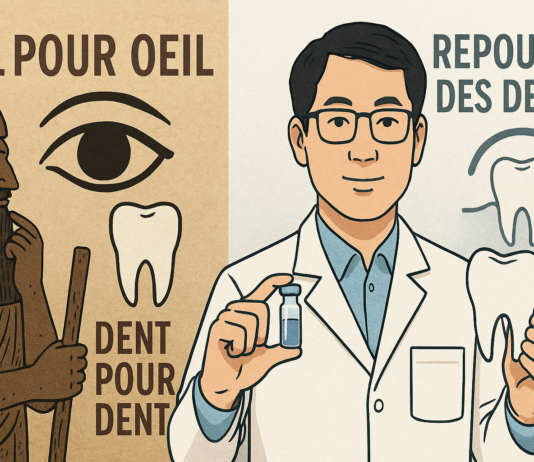 « Œil pour œil, dent pour dent… et si la dent repoussait ? »