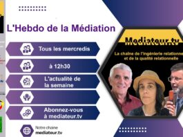 L’HEBDO DE LA MÉDIATION Semaine du 18 mars 2026