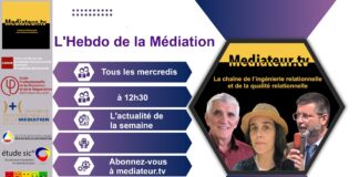 L’HEBDO DE LA MÉDIATION Semaine du 18 mars 2026